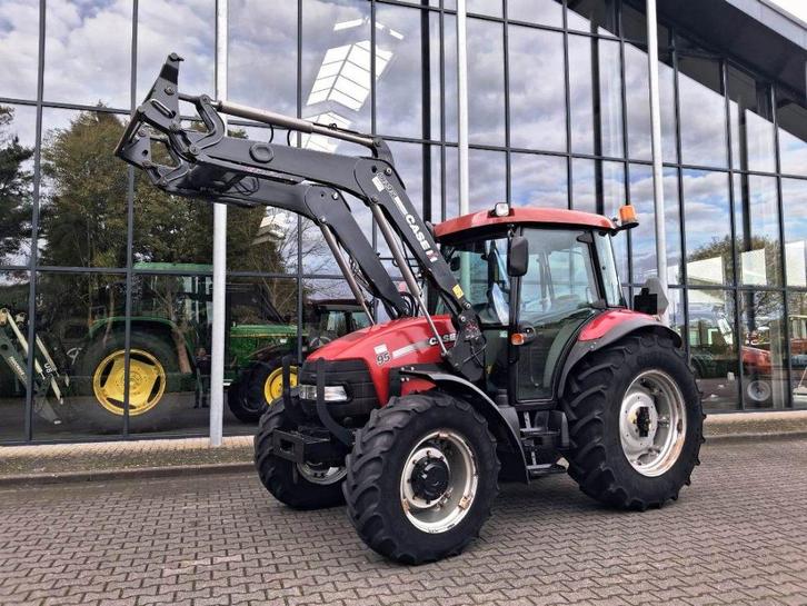 Case-IH  JX95 + frontlader, Zakelijke goederen, Landbouw | Tractoren, 250 tot 500 cm, Case IH, 80 tot 120 Pk, Gebruikt, Ophalen of Verzenden