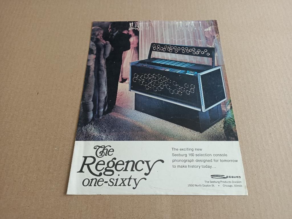 Flyer: Seeburg The Regency (1976) jukebox, Envoi, Seeburg