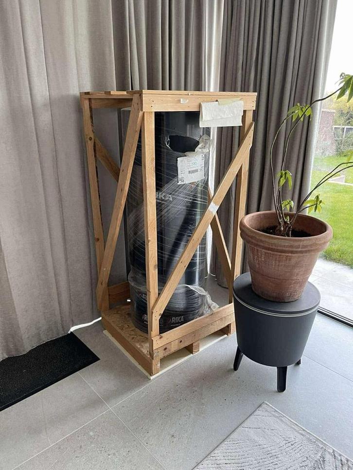 Poêle a bois automatique Rikatronic 4 Noir (neuf), Maison & Meubles, Poêles, Neuf, Autoportant, Bois, Enlèvement