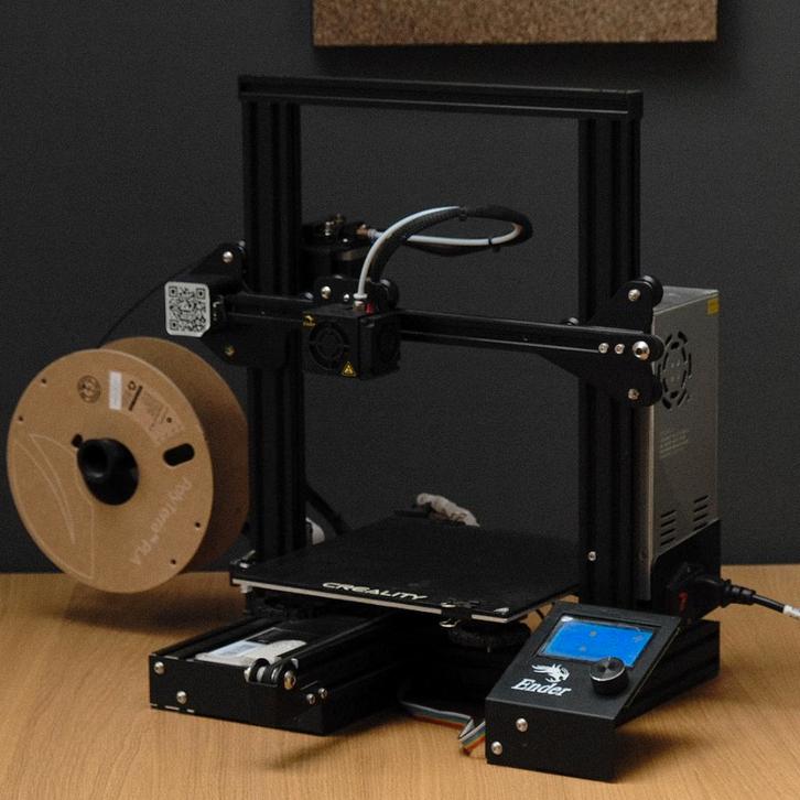 Creality Ender 3 3D printer met glazen bed, Informatique & Logiciels, 3D Imprimantes, Utilisé, Enlèvement