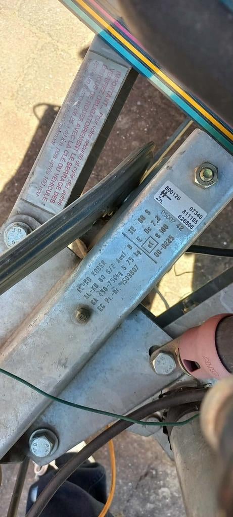 Raclet almeria junior 2008, Caravanes & Camping, Caravanes pliantes, Enlèvement, Raclet