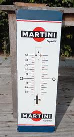 emaille thermometer Martini ca 1960, Ophalen of Verzenden, Gebruikt, Reclamebord