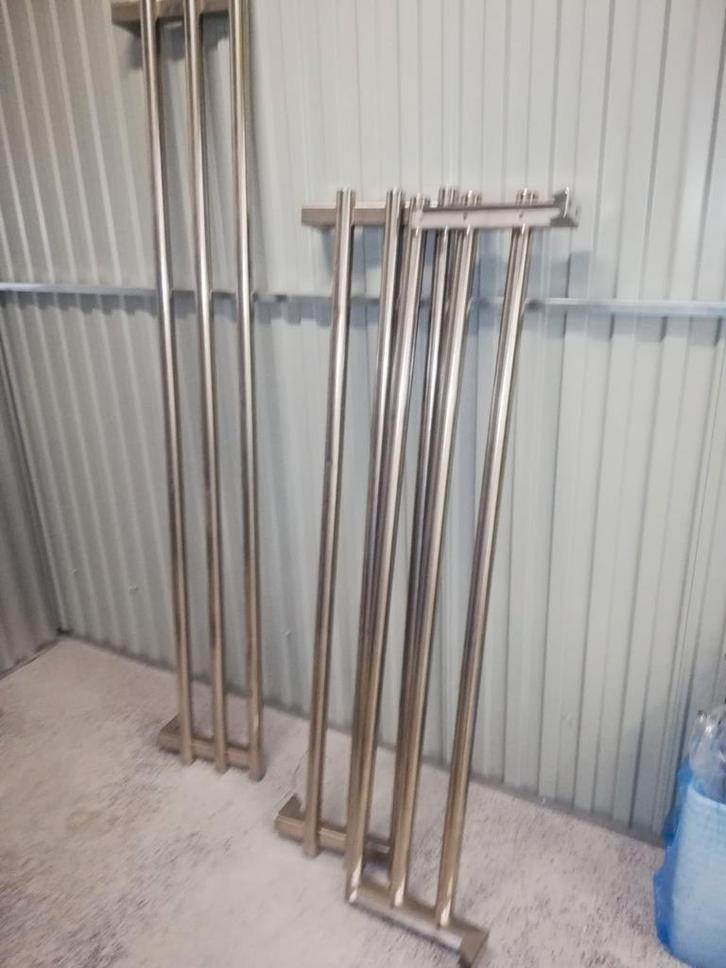 ​Lot 3 Rayonnages INOX/ALU professionnel, Bricolage & Construction, Métaux