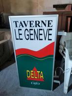 Grande enseigne lumineuse Delta café /taverne, Articles professionnels, Enlèvement