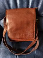 Lederen handtas/cross-over/enveloppe model, Bruin, Zo goed als nieuw, Leer, Ophalen