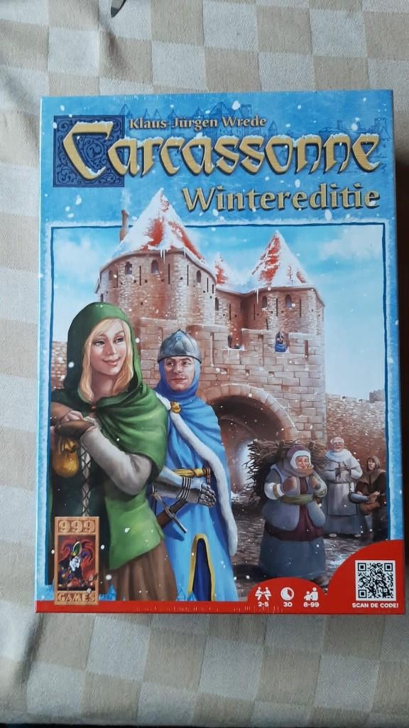 bordspel seal 999 games Carcassonne Winter + peperkoekman, Vijf spelers of meer, Ophalen of Verzenden, Nieuw, 999 Games