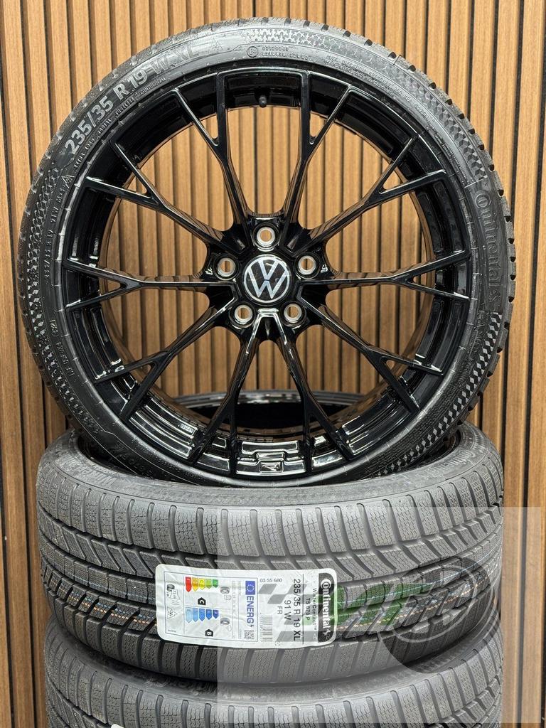 ️  Vw Golf R GTI WARMENAU estoril BLACK WINTER 235 35 OEM, 19 inch, -, -, Banden en Velgen