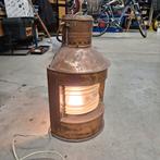 Oude koperen toplicht, Antiek en Kunst, Ophalen of Verzenden