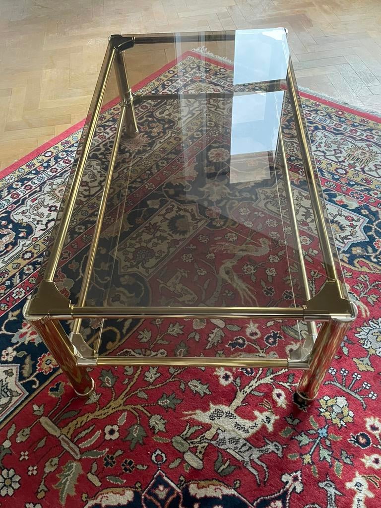 TABLE de SALON en VERRE, Enlèvement, Utilisé, Rectangulaire, Verre