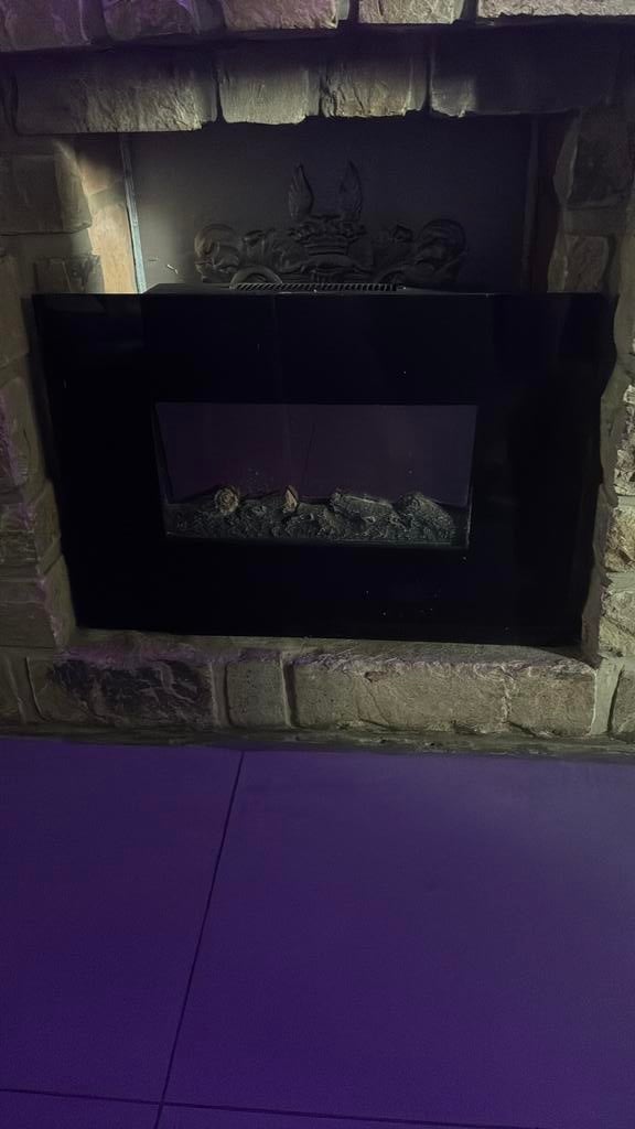 Cassette électrique, Maison & Meubles, Cheminées, Enlèvement, Comme neuf