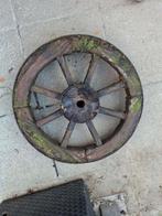 ancienne roue de charrette diametre 45 cm arceau met, Rond, Enlèvement, Utilisé, Intérieur