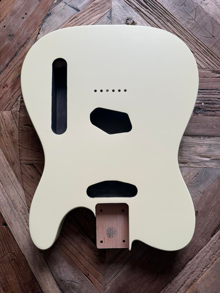 Telecaster body Blond Elzen Nitro satin, Verzenden, Nieuw