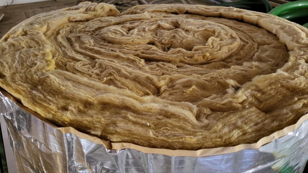 Glaswol  isolatiedeken, Ophalen