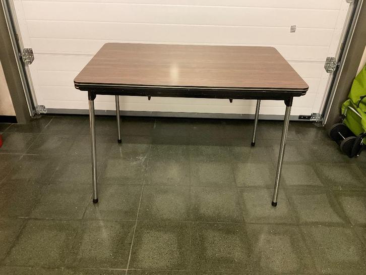 Tafel, Huis en Inrichting, Tafels | Eettafels, Gebruikt, 50 tot 100 cm, 150 tot 200 cm, Vijf personen of meer, Rechthoekig, Kunststof