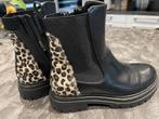 Bottines noir pointure 36 mises 1x, Kinderen en Baby's, Kinderkleding | Schoenen en Sokken, Ophalen, Zo goed als nieuw