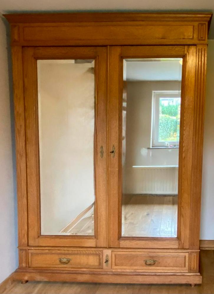 Meuble penderie avec miroir, Huis en Inrichting, Kasten | Vitrinekasten, Gebruikt, 200 cm of meer, 100 tot 150 cm, 50 tot 75 cm