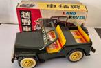 Land Rover/Jeep vintage en étain avec boîte., Enlèvement ou Envoi