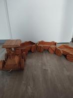 Houten, grote trein, Ophalen