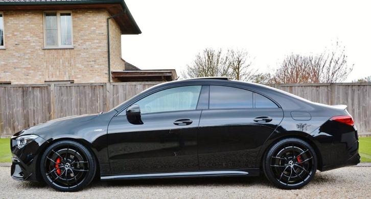 CLA 45 AMG 4-Matic "MATRIX-PANODAK-BURMESTER-CARPLAY-CAMERA", Auto's, Mercedes-Benz, Bedrijf, Te koop, CLA, 360° camera, 4x4, ABS