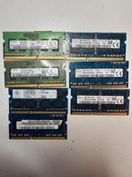 Lot de 7 barrettes ram so-dimm PC Portable 32 Go total, Computers en Software, RAM geheugen, Ophalen of Verzenden, Zo goed als nieuw