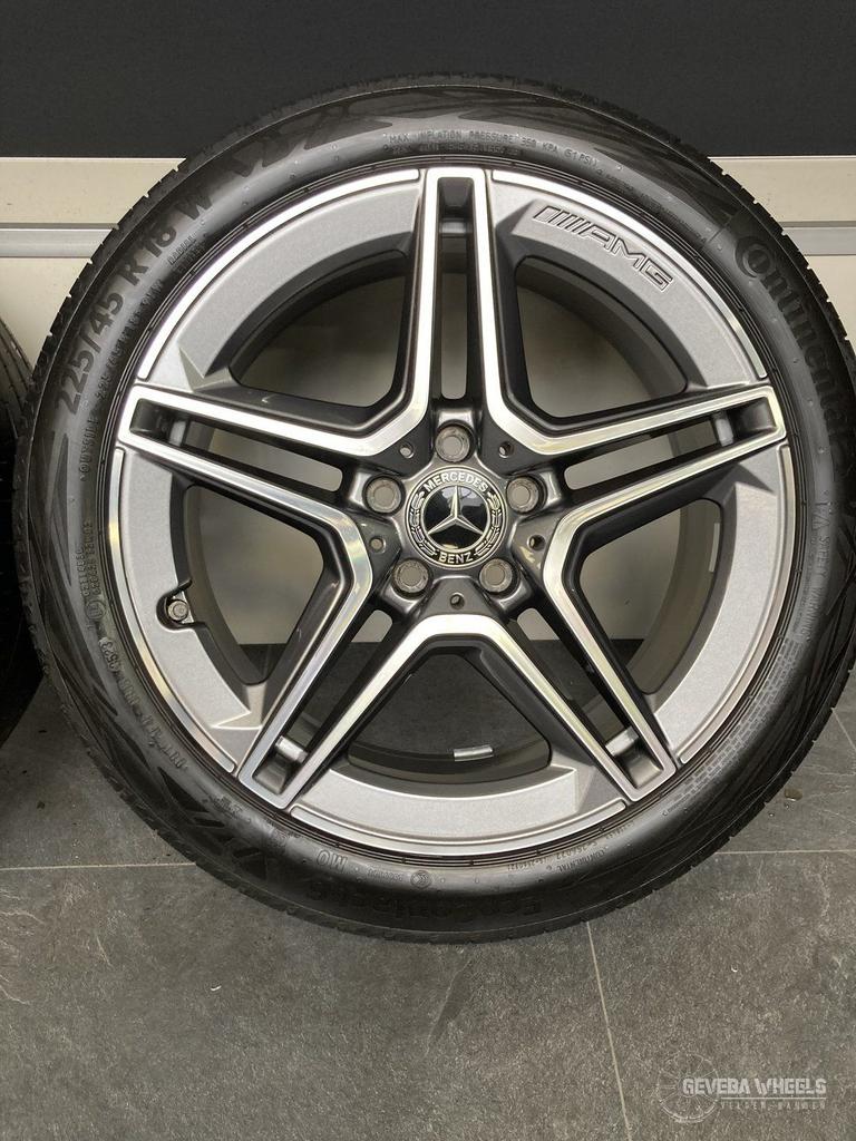 18” originele Mercedes A W177 AMG velgen + banden 5x112 A177, Auto-onderdelen, Banden en Velgen, 18 inch, Gebruikt, -, -