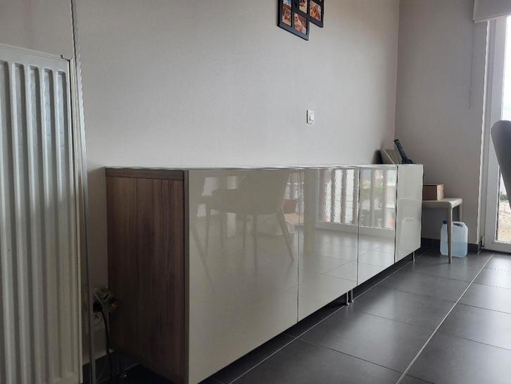Buffet et meuble TV Ikea Besta en parfait état, Maison & Meubles, Armoires | Buffets, Comme neuf, Moins de 100 cm, 150 à 200 cm