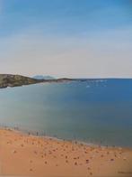 peinture à l'huile Côte Basque (75x115cm), Enlèvement ou Envoi