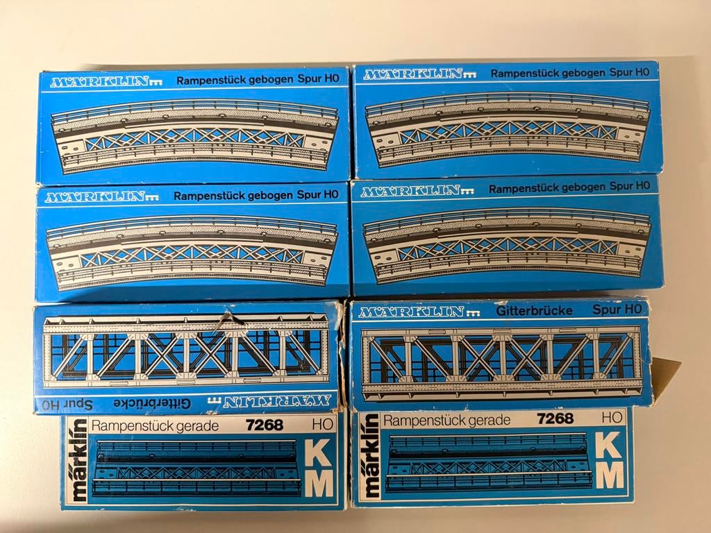 Märklin 7262 Échelle H0, Pont Treillis, pour Voie K # Neuf