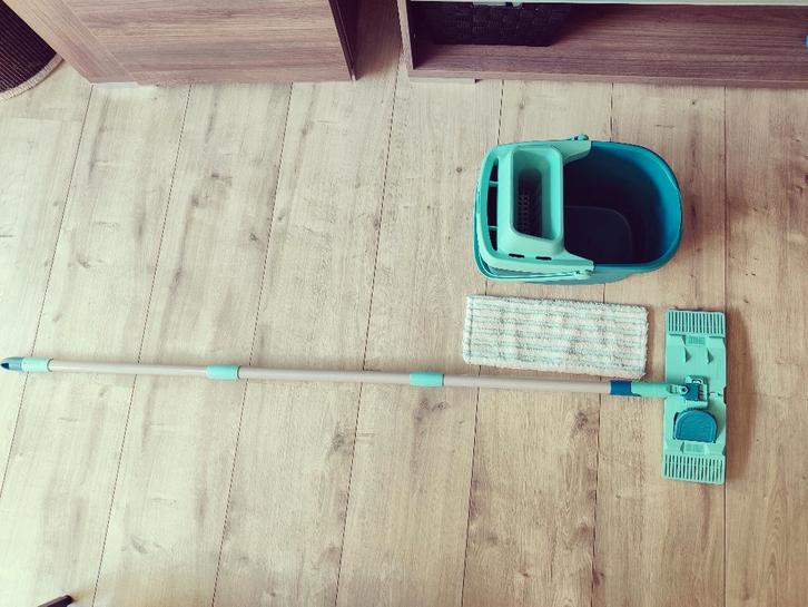 Leifheit dweilset Power Clean, Maison & Meubles, Produits de nettoyage, Seau, Bac ou Chariot à balais, Enlèvement