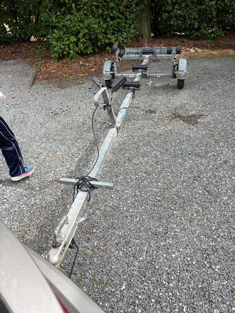 Boottrailer voor rubberboot, Watersport en Boten, Ophalen, Minder dan 1500 kg, Gebruikt, Overige typen