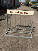 Heineken Bier oud reclame fietsenrek, Ophalen, Gebruikt, Reclamebord, Plaat of Schild, Heineken