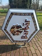 Lichtreclame barbar bier, Ophalen