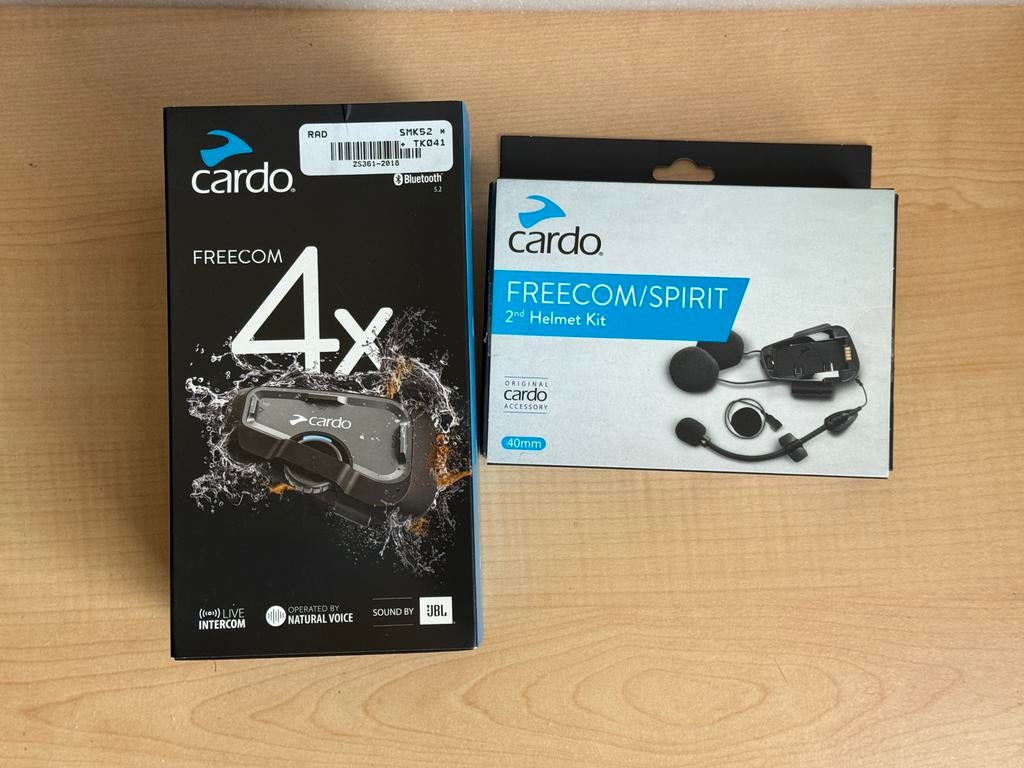 Cardo Freecom 4x + kit 2eme casque, Enlèvement ou Envoi, S