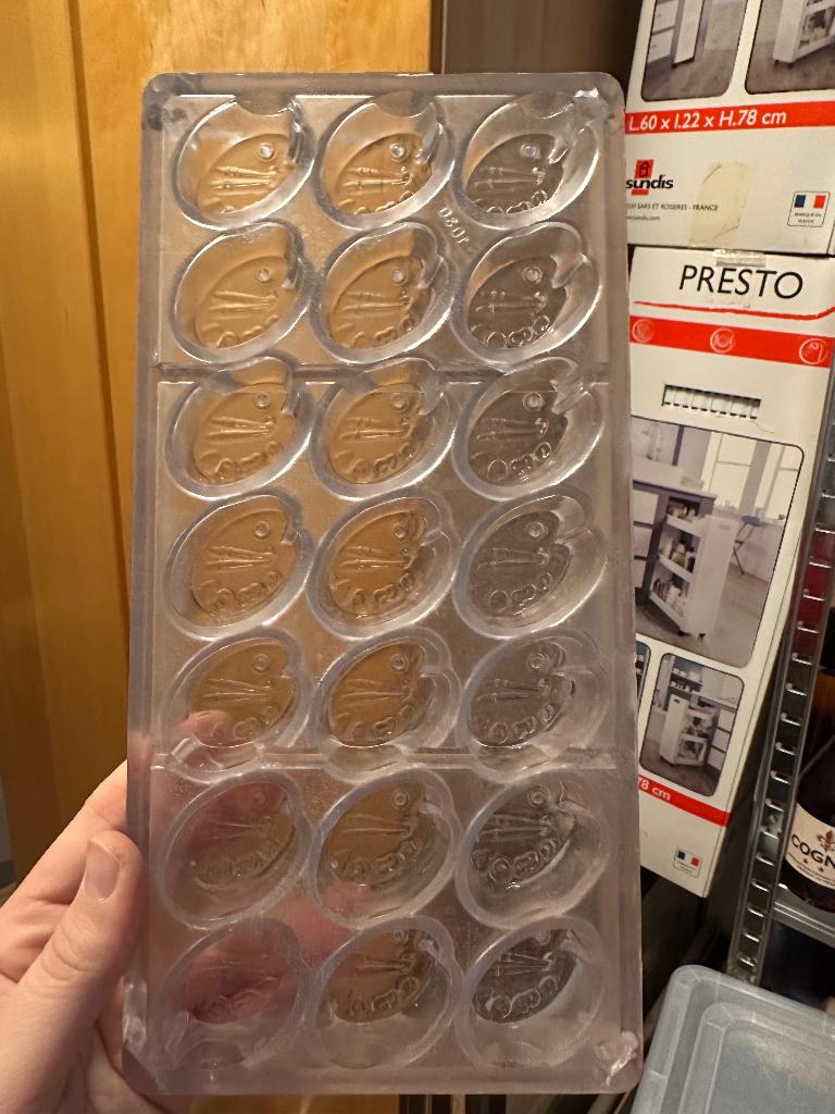 Schilderspallet chocoladevorm Chocolateworld, Ophalen, Gebruikt, Overige typen