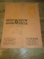GENT GAND XXe EEUW GEILLUSTR. TIJDSCHRIFT 1912 RECLAMES, Boeken, Geschiedenis | Stad en Regio, Ophalen of Verzenden, Gelezen