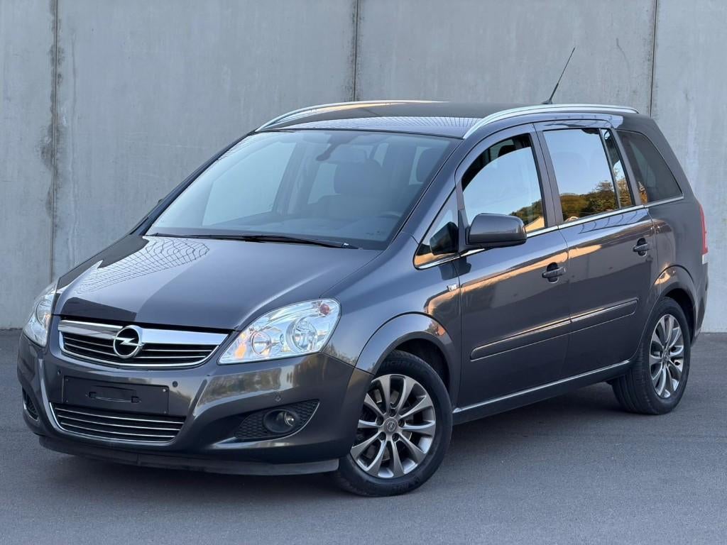 OPEL ZAFIRA 1.7D 2012. 169...KM 7 PL FULL OPTION, Autos, Opel, Cuir, Achat, 7 places, Noir