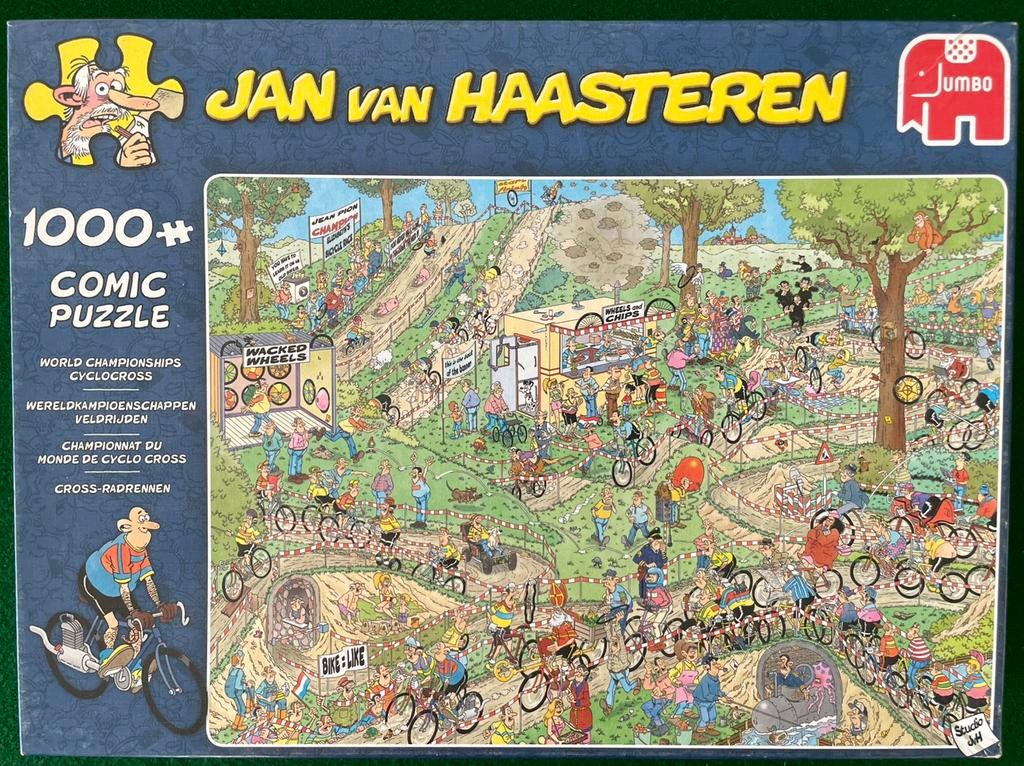 Jan van Haasteren 1000 stukjes - WK Veldrijden, Ophalen of Verzenden, Zo goed als nieuw