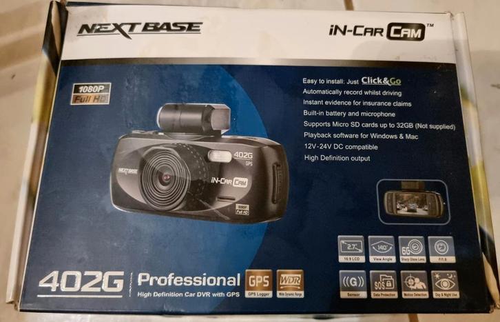 NextBase 402G Profesional, TV, Hi-fi & Vidéo, Caméscopes numériques, Enlèvement ou Envoi