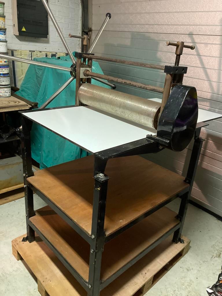 Drukpers - ets lino mono aquatint, Hobby en Vrije tijd, Ophalen, Gebruikt