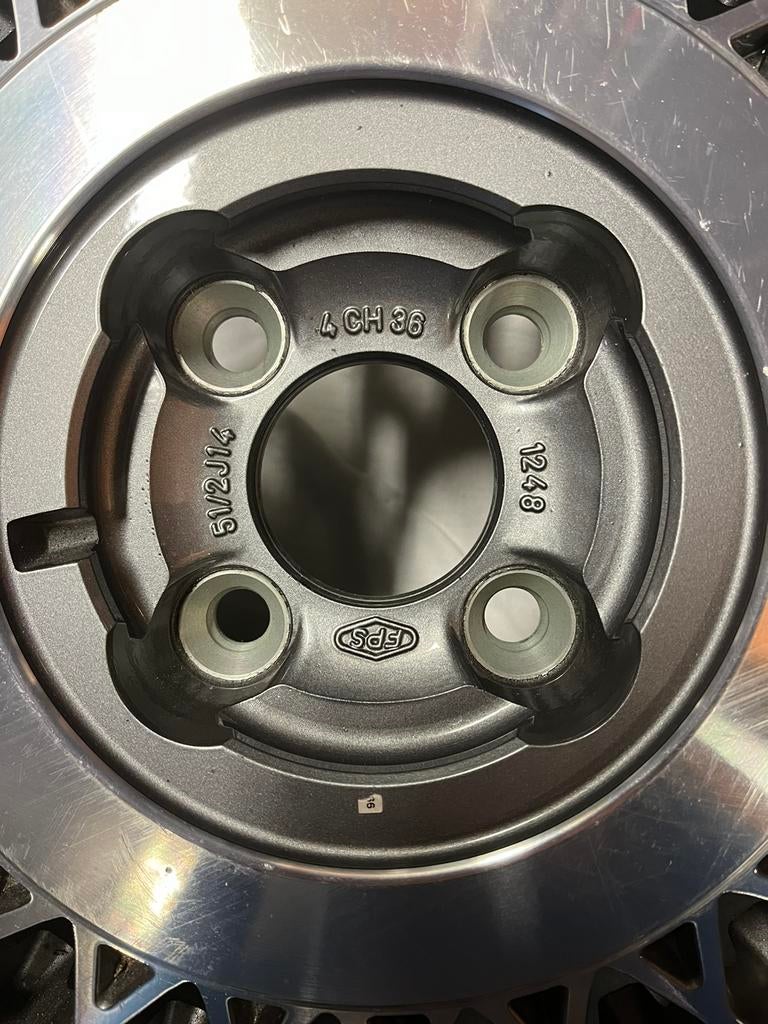 Mooie retro wielen voor bvb GolfMK1 of Mazda MX5 (NA), Auto-onderdelen, Banden en Velgen, Velg(en), 14 inch, Ophalen