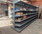 Metalen rek : 5 meter br. X  2 meter h., Zakelijke goederen, Kantoor en Winkelinrichting | Magazijn, Stelling en Opslag, Ophalen