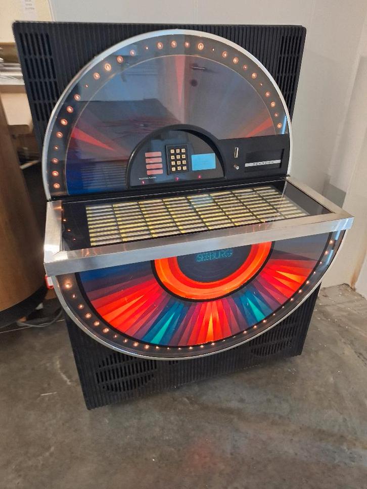 Jukebox Seeburg Sunstar 1976 160 sel., Verzamelen, Automaten | Jukeboxen, Gebruikt, Seeburg, 1970 tot heden, Met singles, Ophalen