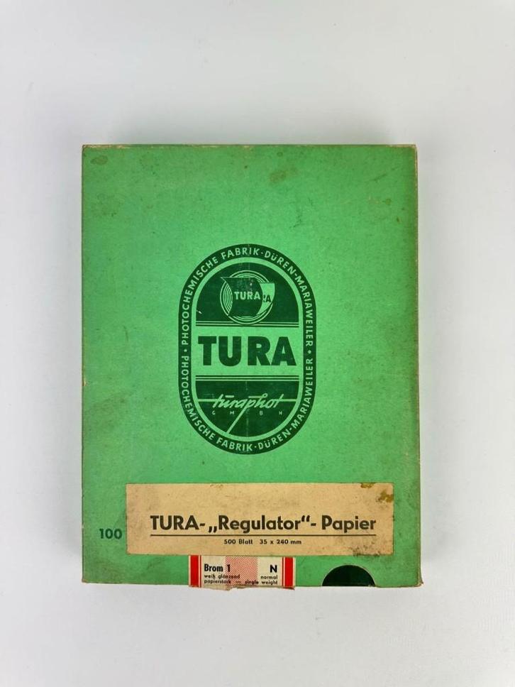 TURA Regulator Papier – Vintage Fotopapier – Donkerkamer, Audio, Tv en Foto, Fotografie | Fotopapier, Nieuw, Verzenden