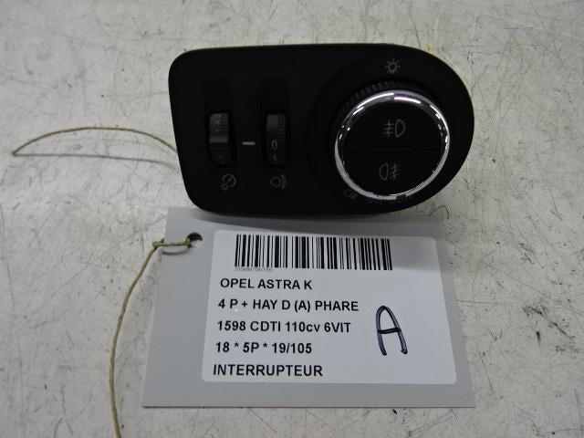 SCHAKELAAR Opel Astra K (01-2015/12-2022), Auto-onderdelen, Dashboard en Schakelaars, Opel, Gebruikt