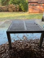 Teak tuintafel te koop, Tuin en Terras, Tuintafels, Ophalen, Gebruikt, Vierkant, Teakhout