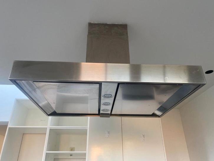 Dampkap afzuigkap novy 90cm D7090, Elektronische apparatuur, Afzuigkappen, Gebruikt, Vrijstaand, Eilandschouwkap, Motor, Ophalen