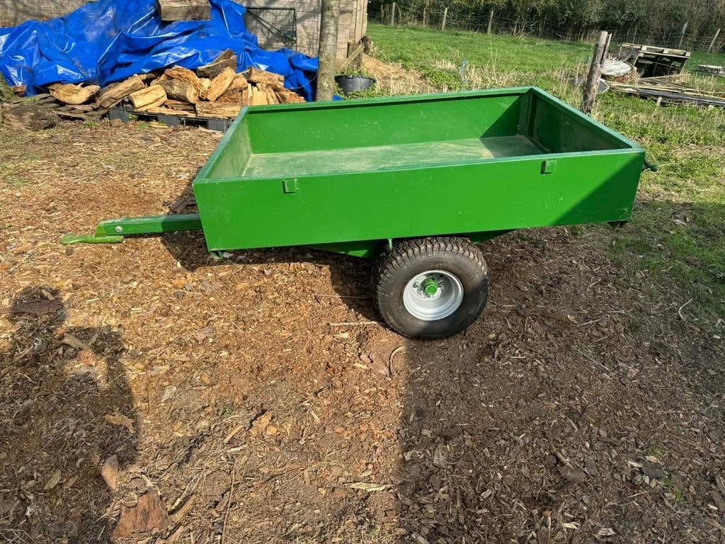 Kipkar minitractor, Ophalen, Handmatig