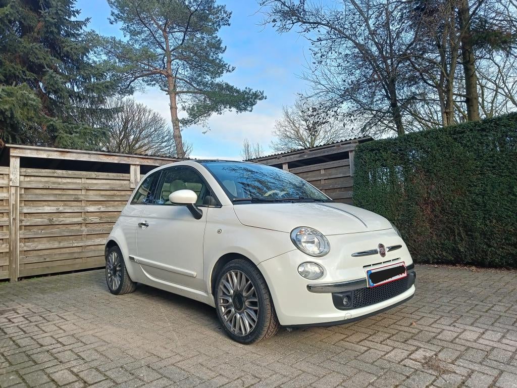 Fiat 500 Lounge met nieuwe autoaccu en nieuwe banden, Auto's, Overige kleuren, 62 kW, Handgeschakeld, Particulier