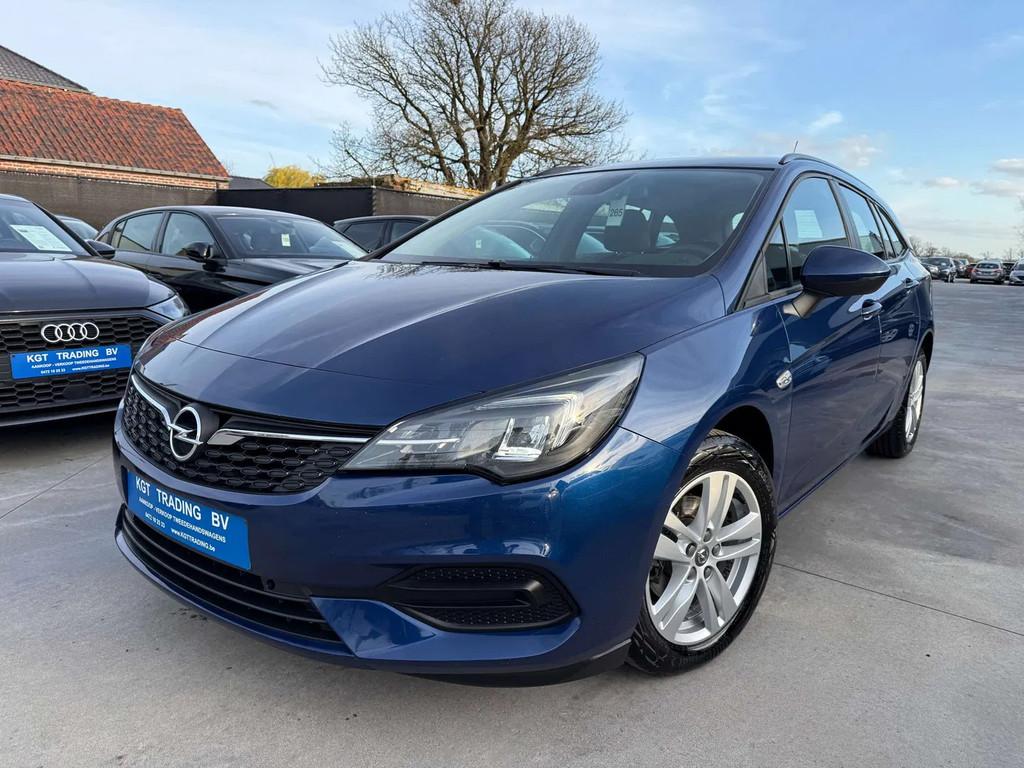 Opel Astra 1.2i TOURER NAVIGATIE CARPLAY FULL LED PDC ALU, Auto's, Opel, 1355 kg, Stof, Gebruikt, Blauw