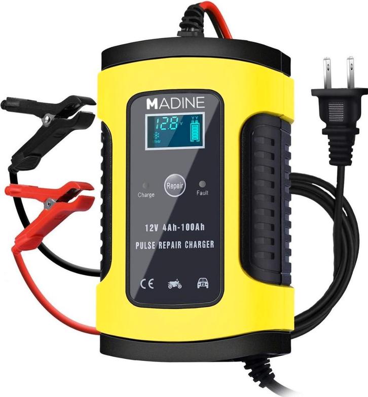 Madine Acculader, Batterijlader, Auto-onderdelen, Accu's en Toebehoren, Nieuw, Ophalen